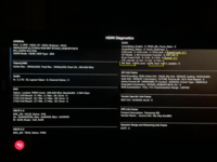 LG OLED C9 PUA - HDMI Diagnostics hidden menu - source Panasonic BD DV - edited