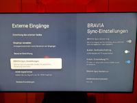 Bravia Sync Einstellungen