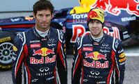 Vettel und Webber