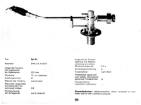 Tonarm Beschreibung