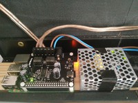 Raspberry mit Hifiberry Amp und Netzteil 