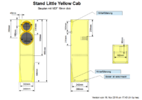 Bauplan einer Stand Little Yellow Cab