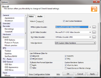 DVB Viewer 4.5.0.0 Codec Settings