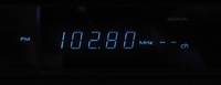 Drei Tuner Kenwood KT-1030 Display