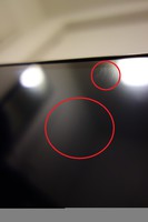 LG OLED Panel mit Kratzer