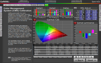 X3-Gamut-Werkssetting