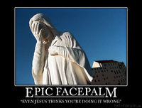 Jesus Facepalm