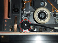 Sony CDP-X55ES Zahnrder Laufwerksmechanik
