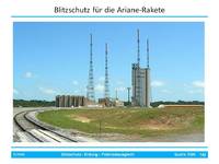 Isolierter Blitzschutz fr Ariane-Rakete