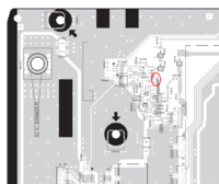 R607 - Platinenausschnitt gro SC-BOARD TNPA5081 - TXNSC1LPUU(markiert)