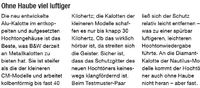 Stereoplay zur neuen CM