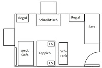 Zimmeraufstellung