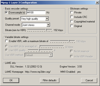 Aus DVB-Radioaufnahmen werden kleine MP3s mit 44.1 kHz...