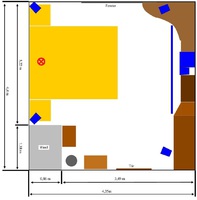 Zimmerskizze mit Bemaung 2016 - messposition