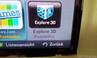 Samsung UE C7700 3D Explorer App