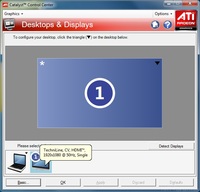 ATI -Einstellungen Desktop & Displays