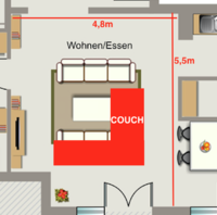 Grundriss Wohnzimmer