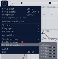 load Target curve