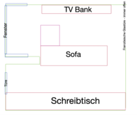 Wohnzimmer Grundriss