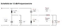 Schaltplan von Frequenzweiche