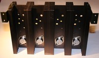 Hitachi HMA-8300 Power Amplifier - New Power Transistors on Heat Sink One Channel