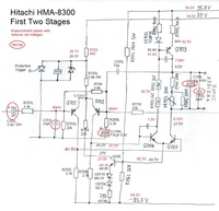 HMA-8300 circuit first stages ReCap Capacitor Replacement