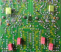 HMA-8300 Main PCB Capacitor Replacement - AFTER ReCap solderside marked