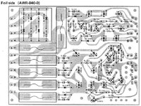 Pioneer SQ-747 PCB layout power supply