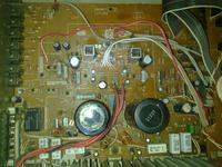 Yamaha A-500 inside PCB power amp section