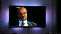 tv hngt gerade(in alle richtung per wasserwage), mit backlight, dvbt tv