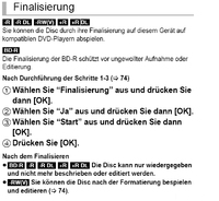 Finalisierung BD-R