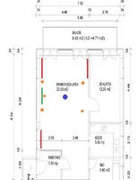 Skizze Wohnung mit 5.1 Aufstellung