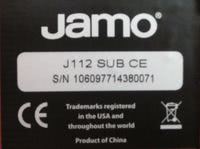 Seriennumer Jamo J112