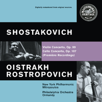 Schostakowitsch: Violinkonzert Nr. 1, Cellokonzert Nr. 1 (Oistrach, Rostropowitsch)