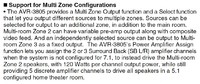 Denon AVR-3805 - Multi Zones 1