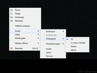 VLC-Player - 5.1 Ton einstellen