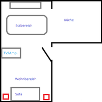 Wohn/Esszimmer & Kche