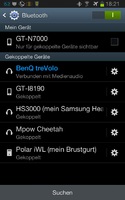 BenQ treVolo erfolgreich gekoppelt mit Smartphone