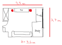 Grundriss Zimmer