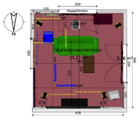 Plan mit Maen Subwoofer-Optimierung