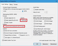 DTS-HD deaktiviert