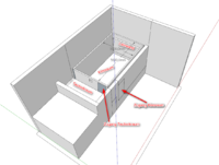 Grundriss mit grober Kino Darstellung