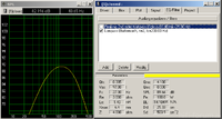 Versacube Simulation Tiefpassfilter (Butterworth 2ter Ordnung, Trennfrequenz 200Hz, SPL)