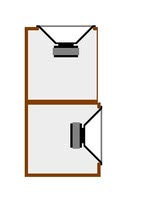 Geschlossenes System mit Dual Woofer in 2 verschiedene Richtungen (90)