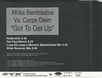 Africa Bambaataa Vs. Carpe Diem - Got To Get Up (2)