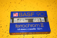 BASF-Tonbandkassette-ferrochrom-III-C90