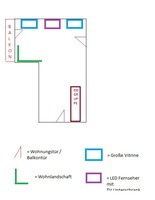 Wohnzimmer - ca. 30 Quadratmeter Gro