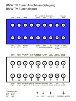 BMW Video Modul Pin Belgung