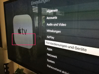 AppleTV Einstellungen
