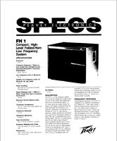 Peavey Sub Specs